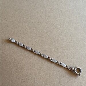 Vintage Italian sterling Silver stamped 925 xoxo Bracelet